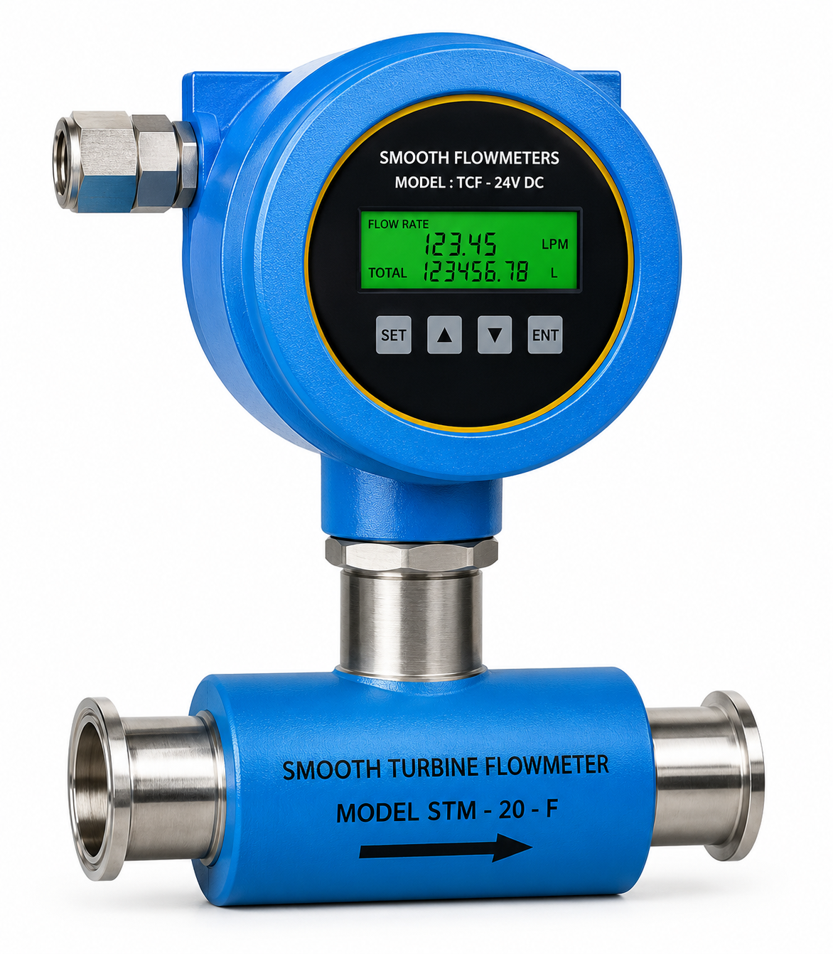 TCF with Meter Mounted Flow Indicator 24VDC Operated