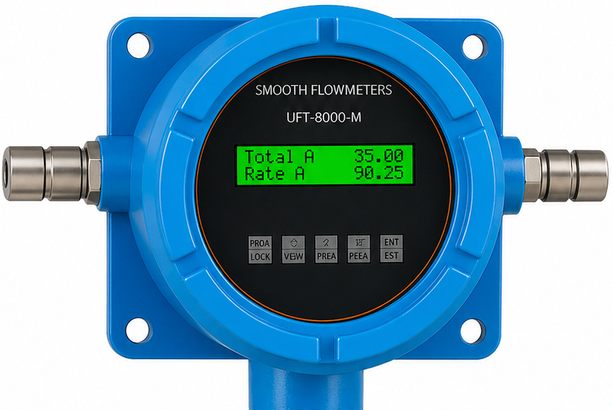 TCF with Meter Mounted Flow Indicator 24VDC Operated