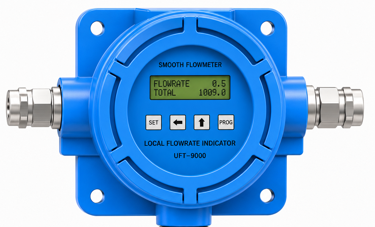STM with Meter Mounted Battery-Operated Flow Indicator